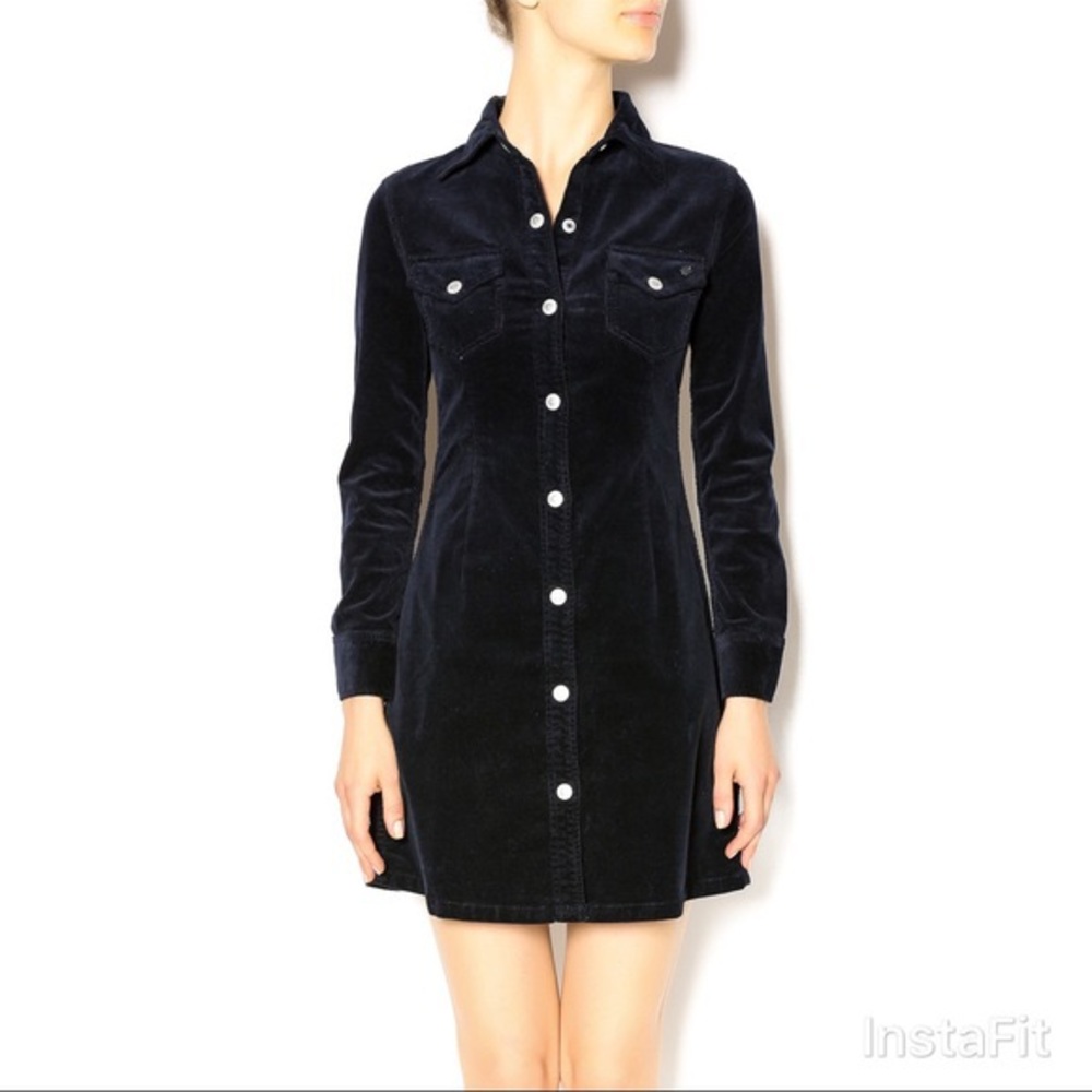 Alexa Chung x AG Pixie Corduroy dress Size L